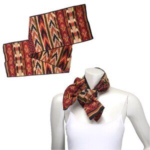 Tribal Navajo Print Scarf Boho Print Summer Lightweight Hair Purse Accent